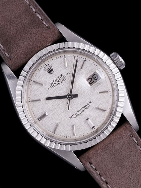 rolex silver linen dial|rolex datejust dial 1603.